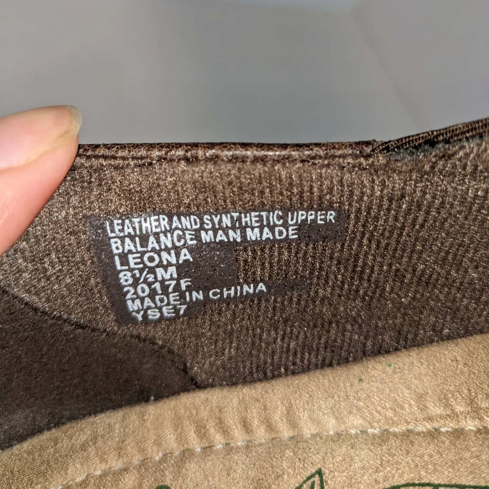 Earth Origins brown leather
